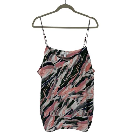 Nine West Plus size 2X Chiffon Spaghetti Strap Top Watercolor Patterned Pullover - Picture 1 of 12